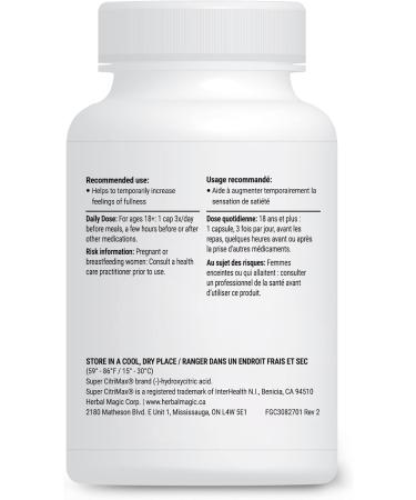 Herbal Magic Garcinia Cambogia Extract Supplement Helps You Feel Full Super Citrimax Vegetable Capsules Non-GMO - Buy Online on GoSupps.com