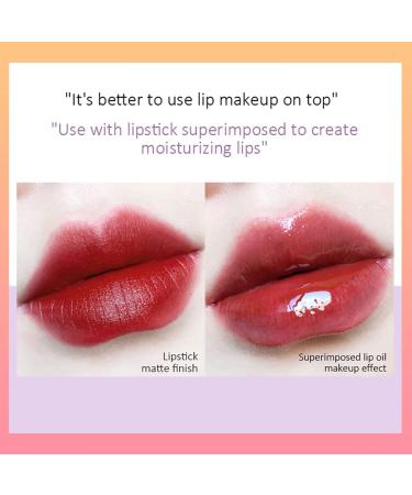 SOFTIZ Korean Crysta'l Jelly Lip Oil Gloss|Long Lasting Non-sticky Repair Moisturizing Hydrating Lip Oil Balm Tint | Waterproof Clear Transparent Lip Plumper for Womens| Lip Care Serum(Pack of 1 Pcs) - Buy Online on GoSupps.com