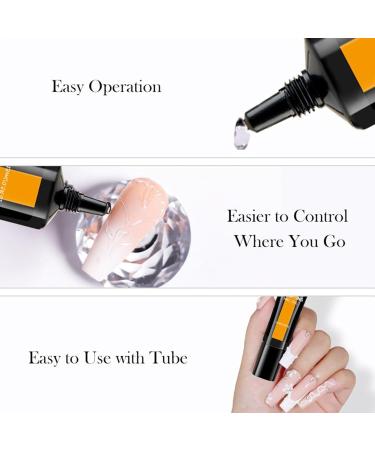 Generisch 3D nail gel long-lasting beauty product 15 ml modeling glue for chrome powder rhinestones stickers decoration for birthdays weddings holidays travel - Buy Online on GoSupps.com