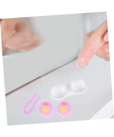 Homsfou 5-Section Travel Contact Lens Container | Cosmetic Lens Case for Easy Lens Care & Trips - Buy Online on GoSupps.com