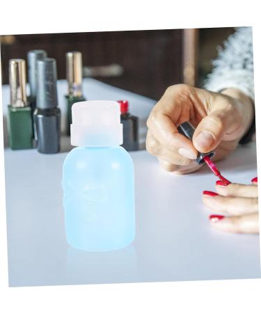  MAGICLULU MAGICLULU 4 Pcs Pink Nail Polish Liquid Pump Bottles Clear Plastic Leak Proof - Buy Online on GoSupps.com