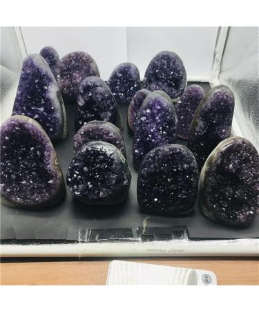 Room Decoration Natural Amethyst Stone geode Crystal Cluster Home Decoration raw Material Quartz Stones (Color : 1200-1300g) - Buy Online on GoSupps.com