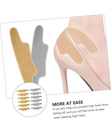 FRCOLOR Anti-Abrasion Heel Stickers - 6 Pairs Non-Slip Cushions for Ladies Pumps & High Heels - Clear Transparent Inserts for Ultimate Comfort - Buy Online on GoSupps.com