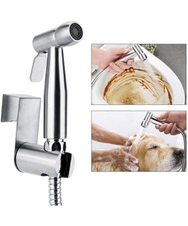 Handheld Toilet Bidet Sprayer - Stainless Steel Bathroom Shower Water Spray Head for Cleaning G1/2 - Buy Online on GoSupps.com