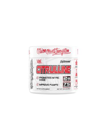 VMI Sports Citrulline Unflavored Powder Pure L-Citrulline | Promote Nitric Oxide Muscle Pumps | 2 g per Serving 75 Servings
