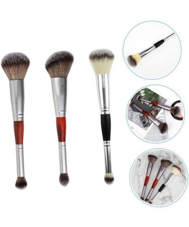 Baluue 3pcs Double-ended Makeup Brush Makeup Accessories Double- Head Eyeshadow Stick Wooden Handle - Buy Online on GoSupps.com