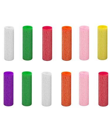 INGJIA 12 Pieces Aligner Tray Seaters Chewies Aligner Chompers Aligner Trays Aligner Chewies for looping Chewie 6 Colors