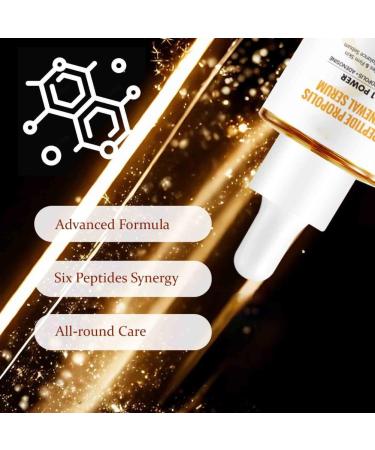 2PCS Peptide Propolis Face Serum Reduce Dryness Firming Lifting Renewal Smoothing Nourishing Repair Damaged Skin Essence  - Buy Online on GoSupps.com