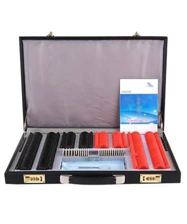 Ophthalmology Optometry Kit 266 Pcs Optical Trial Lens Set Adjustable Trial Frame Optometry Optician Lens Set Eye Test Glasses Optical Trial Lens Set Kit