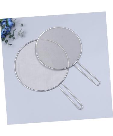Zerodeko 6 Pcs Cooking Accessories Cooking Accessory Stainless Steel Pot Lid Insulation Pot Lid Stainless Steel Frying Pan Splatter Screen Guard Pot Lid Stainless Steel Guard Skillet Lid Silverx3pcs mediumx3pcs - Buy Online on GoSupps.com