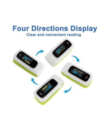 Rechargeable Oxygen Monitor Finger Adults Bluetooth Pulse Oximeter CE Approved with Heart Rate and Perfusion Index Free App iOS & Android and OLED Display - Buy Online on GoSupps.com