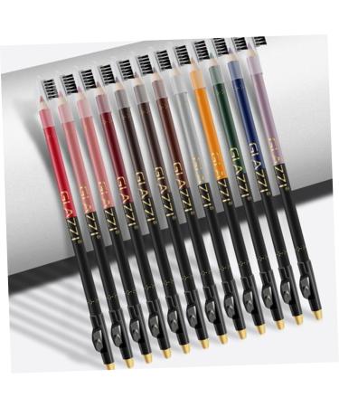 FOMIYES 24 Pcs Lip Liner Eyeliner Black Waterproof Eyeliner Gel Eyeliner Pencil Cosmetic Pen Matte Supplies 1 count (Pack of 1) Assorted Colorx2pcs - Buy Online on GoSupps.com