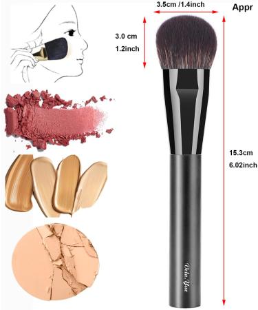 Vela.Yue Face Cheek Contour Brush Smooth Blush Foundatoin Makeup Brush - Buy Online on GoSupps.com