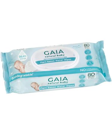 Gaia Natural Baby Water Wipes Gentle Care for Your Little One Gaia Natural Baby Water Wipes Your Choice for Pure Plastic-Free Sensitive Baby Care - Buy Online on GoSupps.com