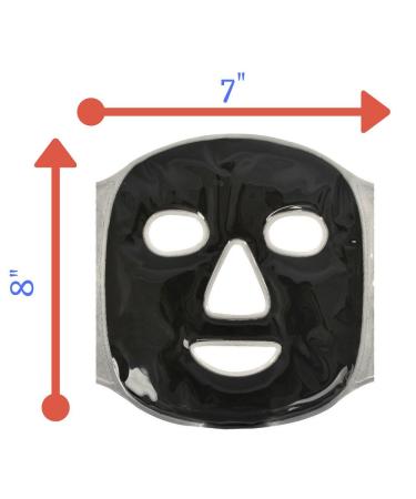 FOMI Cold Clay Facial Ice Mask | Acne Relief & Dark Circles | X-Large Cooling Mask for Puffy Eyes Headache & Sinus Relief - Buy Online on GoSupps.com