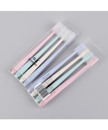 Travel-Friendly Organic Toothbrush Set - 6 Boxes of 8 Pieces | Portable Couple's Oral Care Essentials - Buy Online on GoSupps.com