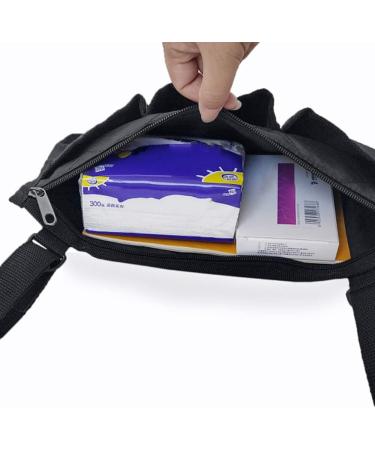 dezirZJjx Wheelchair Hanging Bag Simple Accessory Bag for Mobile Equipment Outdoor Bicycle Hanging Bag Zipper Multifunctional Storage Bag Wheelchair Electric Scooter Bicycle Coffee - Buy Online on GoSupps.com