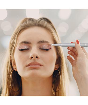 Double Tip Lower Eyelash Pencil Eye Pencil Quick Drying Liquid Liner Long Lasting 24 Hour Waterproof Eyeliner Black For Beginner Brown - Buy Online on GoSupps.com