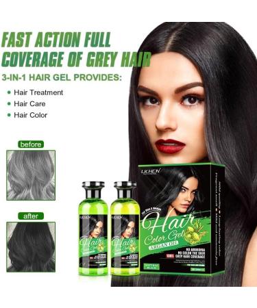 ZAZYS LICHEN PROFESSIONAL HAIR COLOR GEL 250ml NATURAL BLACK No Color to the Skin! Contains Argan Oil No Ammonia Fast Action 100% Grey Coverage Beard Dye Natural Black Hair Dye NATURAL BLACK 250ml - Buy Online on GoSupps.com
