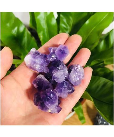 Natural Crystal Cluster Stone Amethyst Quartz Ornaments Beautiful Crystal Cluster 5PC - Buy Online on GoSupps.com