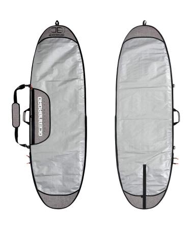 OCEANBROAD Surfboard Longboard Bag Day Bag Board Cover 5'0, 5'6, 6'0, 6'6, 7'0, 7'6, 8'0, 8'6, 9'0, 9'6, 10'0 6'0 x 22''