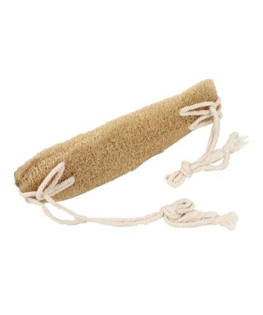 Loofah Bath Towel Bath Sponge Scruber Bath Scrubber Exfoliating Sponge Exfoliating Back Strap Loofah Back Brush Back Sponge for Shower Exfoliating Loofah Back Scrubber Bath Beige