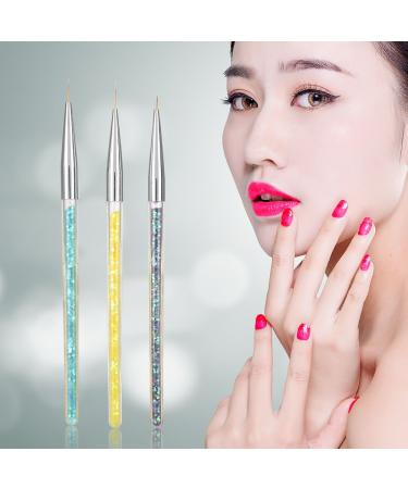 Professional Nail Art Tools - Liner Pens & Sequin Design - 3 Colors for Creative Nail Design - Buy Online on GoSupps.com