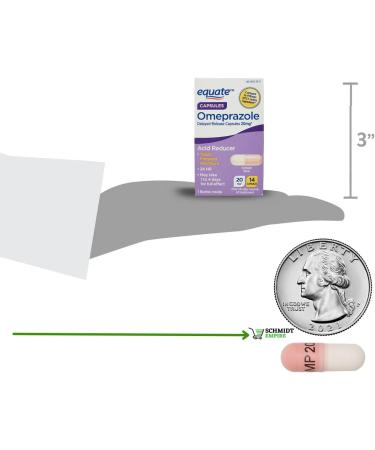 SCHMIDT EMPIRE Omeprazole 20mg Acid Reducer for Heartburn - 14 Capsules - Buy Online on GoSupps.com