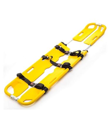 Folding Stretcher Stair Chair Patient Transfer Plastic Foldable Ambulance Stretcher EMS Emergency Portable Adjustable Length Travel Medical Stretcher