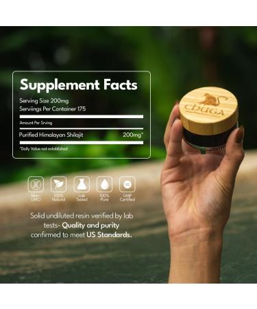 Chuga's Shilajit | Organic Shilajit Harvested 16 000ft | Lab Tested in USA 74+ Fulvic Acid Grade A Immune Booster - 0.7 Ounce (Pack of 1) - Shilajit For Men Shilajit For Men 0.7 Ounce (Pack of 1) - Buy Online on GoSupps.com