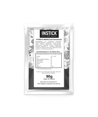 Buy Intick Sugar-Free Instant Drink Peach Maracuja Flavor | 18L Vegan Drink Powder | Low Calorie & Vitamin C Boost - Buy Online on GoSupps.com