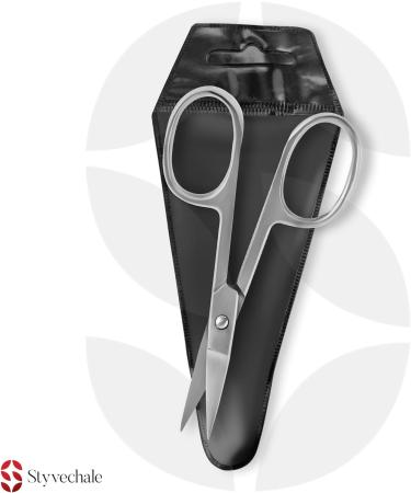 Curved Cuticle Scissors Extra Sharp Scissors for Dead Skin Stainless Steel Manicure Scissors for Men & Women Eyebrows Nose Hair Trimming Beauty Grooming - Buy Online on GoSupps.com