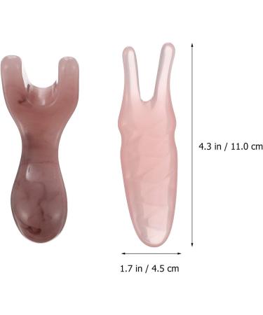 2in1 Gua Sha Stick & Crystal Massage Tool - Facial Acupressure & Body Scraping for Dead Skin - Natural Jade & Beeswax - International Shipping - Buy Online on GoSupps.com