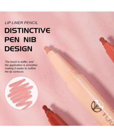 Shop Young Vision Gourd-Shaped Precision Liquid Lipstick & Lipliner - Nude Matte Shades | International Shipping Available - Buy Online on GoSupps.com