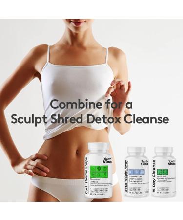 Youth & Tonic Corti-Thermo Shape - 60 Capsules for Energy Metabolism & Cravings | Advanced Diet Pills with Caffeine Chromium Guarana & Hoodia - Ideal for Men & Women - Buy Online on GoSupps.com