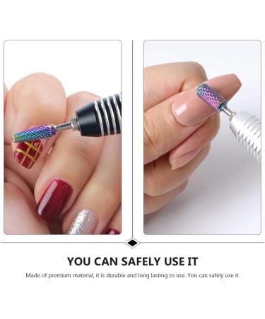 POPETPOP 2 Sets Nail Drill Set Diamond Drill Bits Acrylic Nail Bit Nail Grinding Tools Nail Kits Cuticle Bit Nail Drill Tool Nail Art Drill Bits Nail Polisher Bit Tungsten Steel File 5.1x0.7cmx2pcs As Shownx2pcs - Buy Online on GoSupps.com