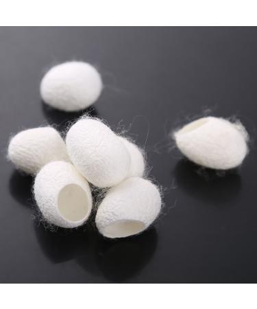 TTSAM 100pcs Natural Silk Cocoons for Facial Cleansing and Massage | Healthy Skin Care Scrub | Facial Cleanser Balls - Buy Online on GoSupps.com