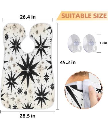 Geometric Patterns Beard Bib Apron - Hair Catcher for Men | Perfect Gift for Dad & Husband - Fathers Day Anniversary Christmas - Buy Online on GoSupps.com