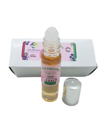Jane Bernard Perfume Oil No. 5269 Inspired by Coach Type Women's Fragrance Body Oil 10ml (1/3 Oz) Roll-On - Buy Online on GoSupps.com