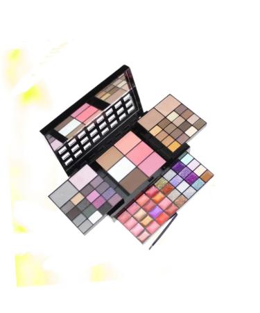Angoily 74 Lip Gloss & Blush Makeup Kit - Versatile Eyeshadow Palette & Tools | Shop Internationally - Buy Online on GoSupps.com
