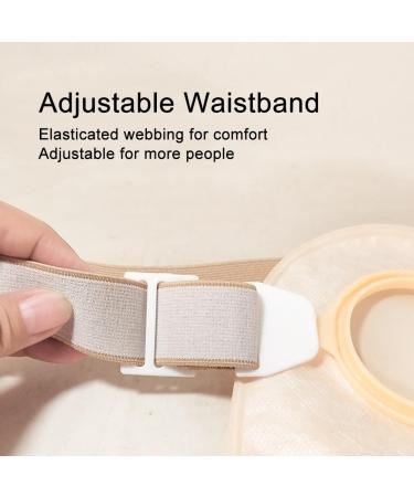 Stoma Belt & Hernia Underwear for Men - Easy Snap-On Ostomy Bag Skin-Coloured Ideal for Elderly | International Shipping Available - Buy Online on GoSupps.com