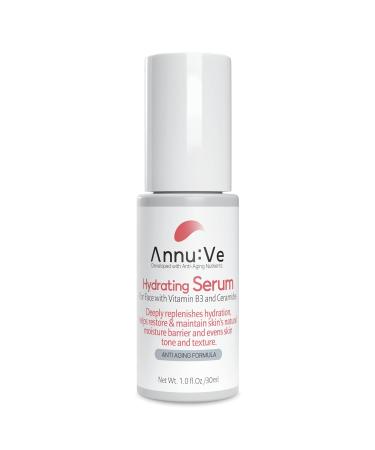 Hydrating Hyaluronic Acid Serum with Vitamin B3 & Ceramides | 1.0 fl. oz - Revitalize Your Skin | International Shipping - Buy Online on GoSupps.com