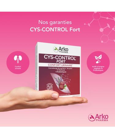 Arkopharma - Cys-Control Fort probiotiques | Confort urinaire - quilibre du microbiote| 10 sachets et 5 sticks diluer Framboise 1 unit (Lot de 1) - Buy Online on GoSupps.com