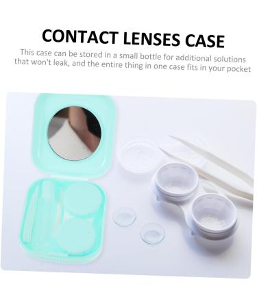 Partykindom Travel Size Contact Lens Container Set | Colorful Cosmetic Holder & Solution Kit | Perfect for Invisible Lens Storage - Buy Online on GoSupps.com