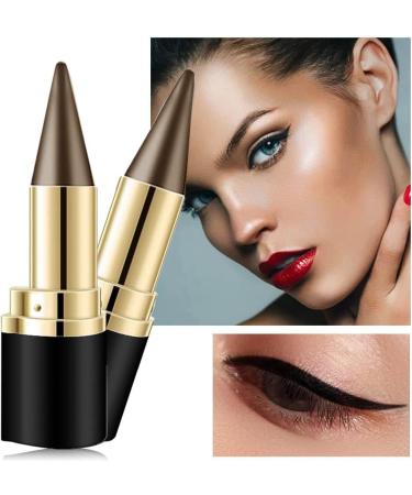 Thapncow 2 pieces matte QuickDry eyeliner eyeliner pen gel brown eyeliner pen gel brown eyeliner in quickdrying formula gel eyeliner makeup pen without smudges - Buy Online on GoSupps.com
