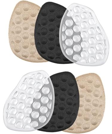 FRCOLOR 12 Pairs High Heels Forefoot Pads - Comfort Gel Inserts with Crystals & Gemstones for Women - Perfect Shoe Fillers & Damping Toe Socks - Buy Online on GoSupps.com