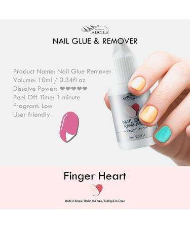 ADCILS PROFESSIONAL Nail Glue Remover 0.34fl oz x 2 - Fake Nail Adhesive & Tip Bond Remover - Buy Online on GoSupps.com