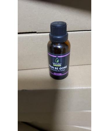 Pain Be Gone Essential Oil All-Natural Oil (comparable to Panaway) Made with Clove Helichrysum Peppermint and Wintergreen with High Success Rate by Wonder Healing (30 ml / 1 oz) - Buy Online on GoSupps.com