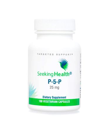 Seeking Health P-5-P, Vitamin B, Pyridoxal-5-Phosphate, Coenzyme B6 Supplement, Support Healthy Cognitive Function, Immune System and Metabolism Support, Vegan Formula, 100 Vegetarian Capsules*
