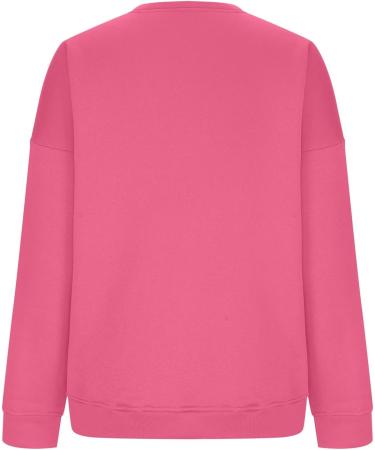 Joy-Fan Women's Casual Long Sleeve Blouse - Elegant Pink Office Sweater XL - Buy Online on GoSupps.com